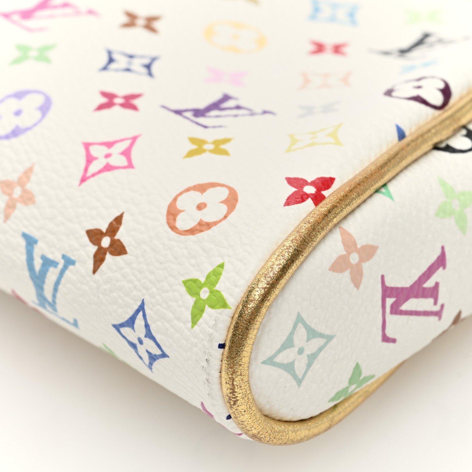 Louis Vuitton Monogram Multicolor Kate Clutch White 8 of 8