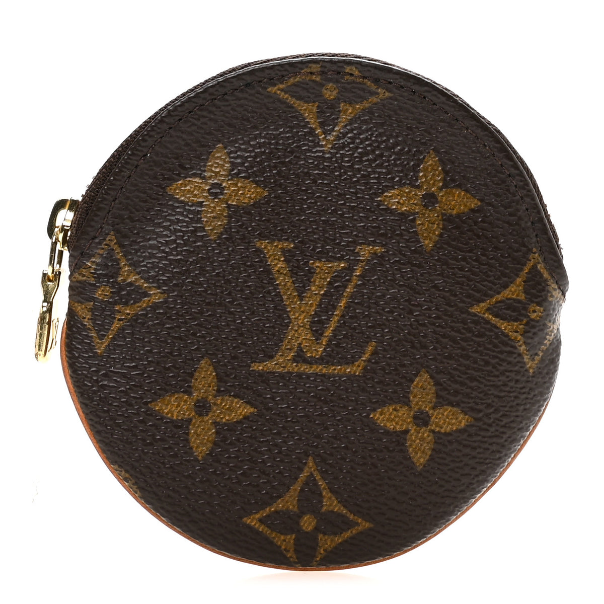 Monogram Round Coin Purse
