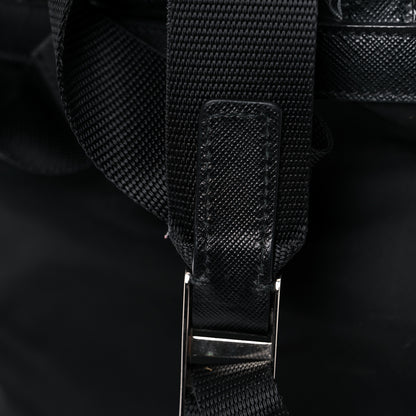 Prada Tessuto Nylon Grommet Backpack Black 17 of 21