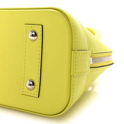 Louis Vuitton Epi Jacquard Alma BB Yellow Citron 9 of 9