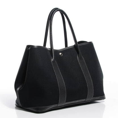 Hermes Toile Negonda Garden Party Tote 36 MM Black 3 of 9