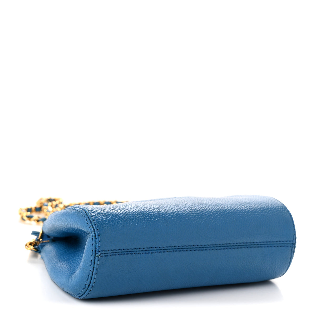 Caviar Timeless CC Mini Chain Bag Blue