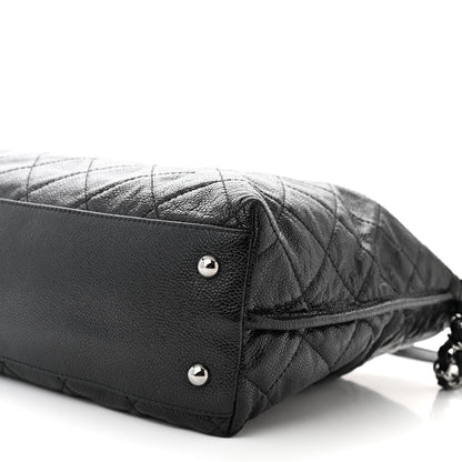 Chanel Caviar Quilted French Riviera Shoulder Bag Black 10 of 10