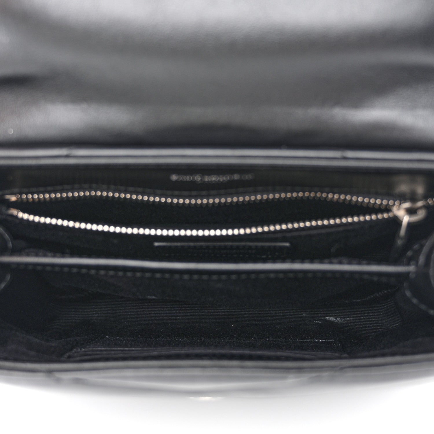 Saint Laurent Calfskin Y Quilted Monogram Toy Loulou Crossbody Satchel Black 5 of 13