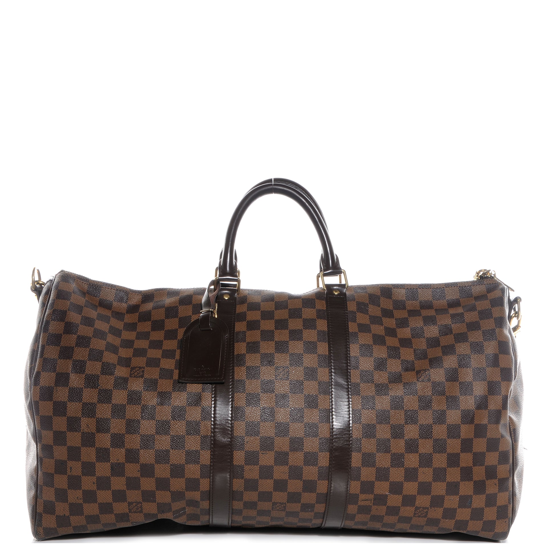 Louis Vuitton Damier Ebene Keepall Bandouliere 55 1 of 9