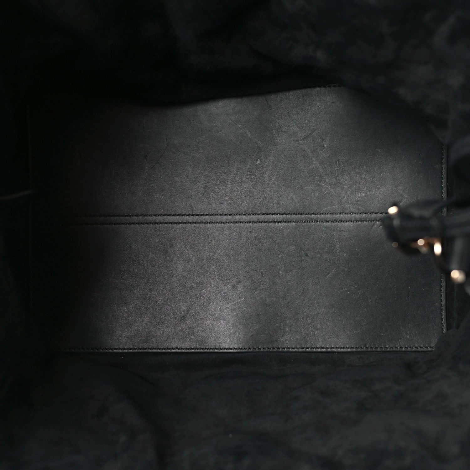 Christian Dior Calfskin Macrocannage Medium Toujours Black 5 of 11