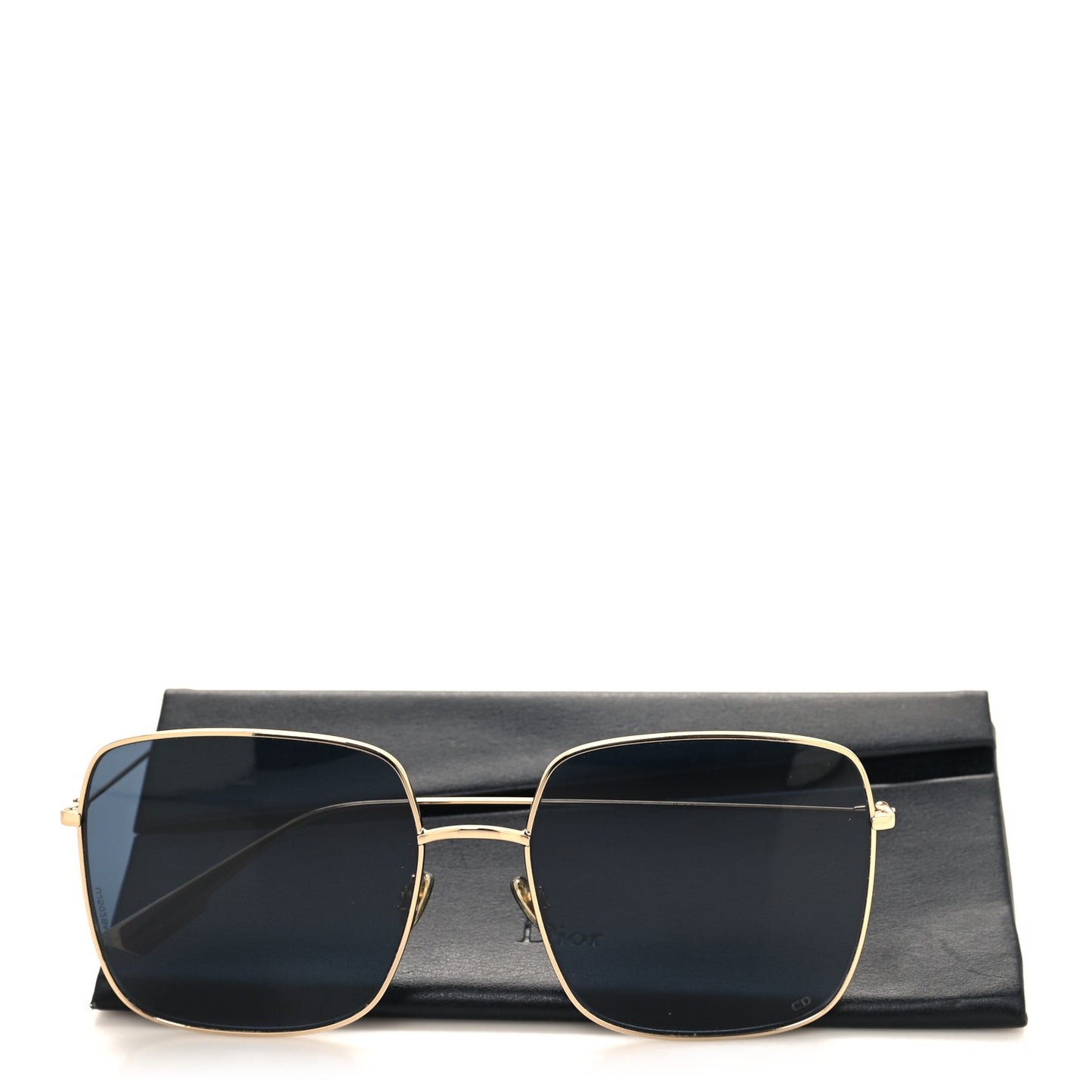 Metal Stellaire 1 Square Sunglasses Gold