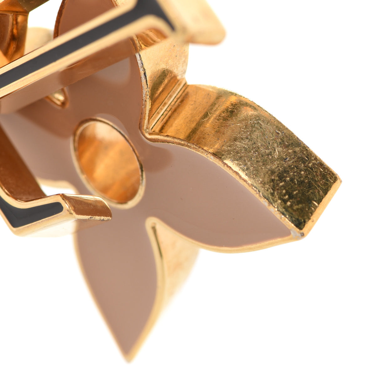Louis Vuitton Fleur De Monogram Bag Charm Dore 6 of 6