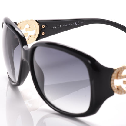 Gucci Acetate Crystal GG Sunglasses GG3578/S Black 6 of 8