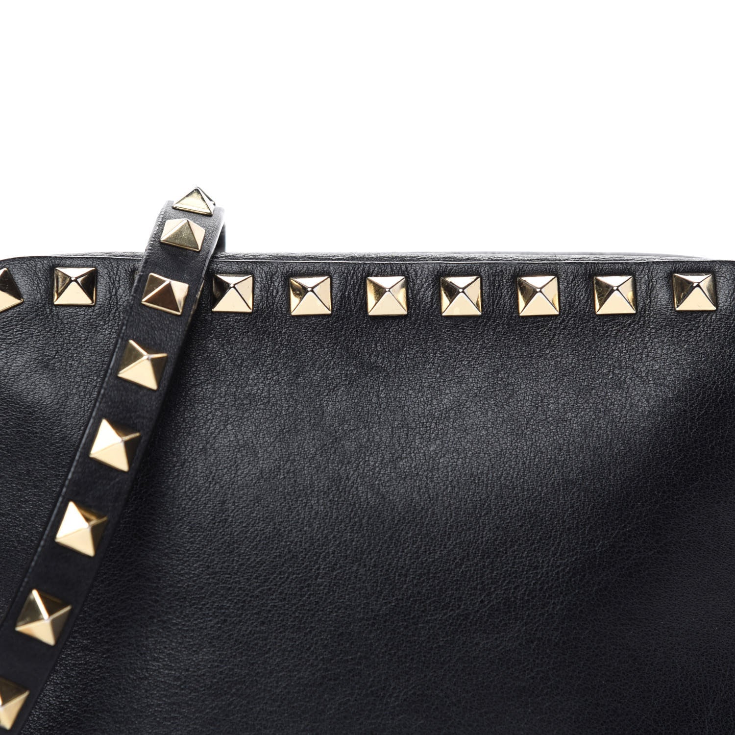 Valentino Garavani Calfskin Rockstud Camera Crossbody Bag Black 11 of 11