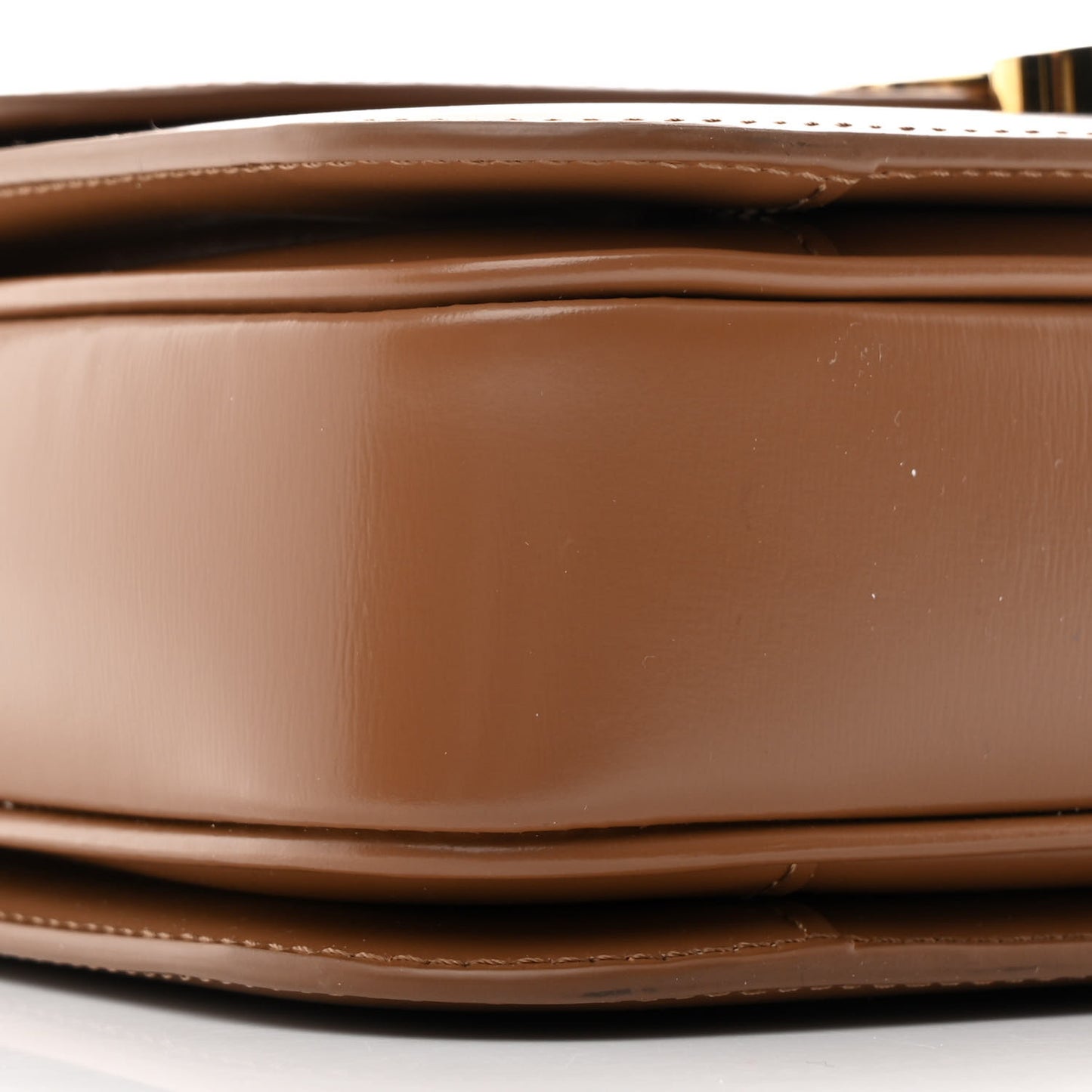Shiny Calfskin Medium Triomphe Bronze