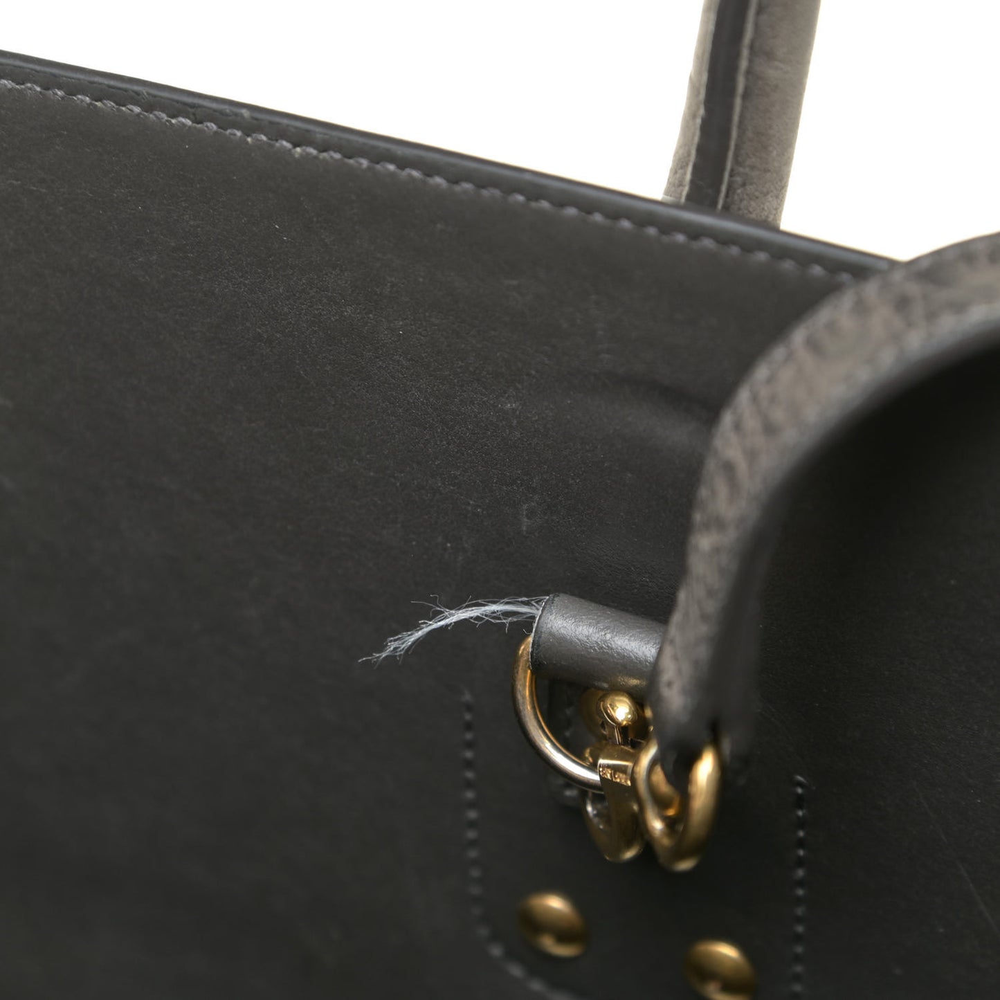 Crocodile Embossed Nubuck Small Sac De Jour Dark Anthracite
