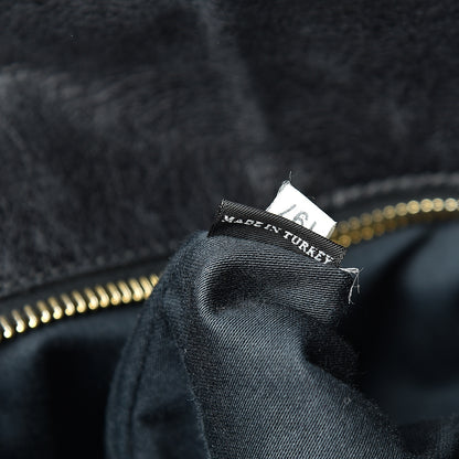 Miu Miu Vitello Lux Bow Tote Black 6 of 9