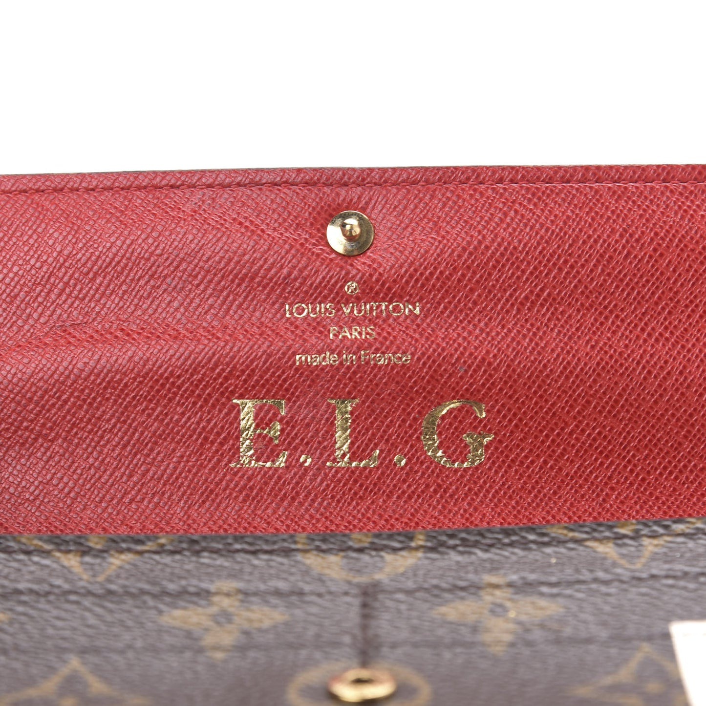 Monogram Groom Sarah Wallet