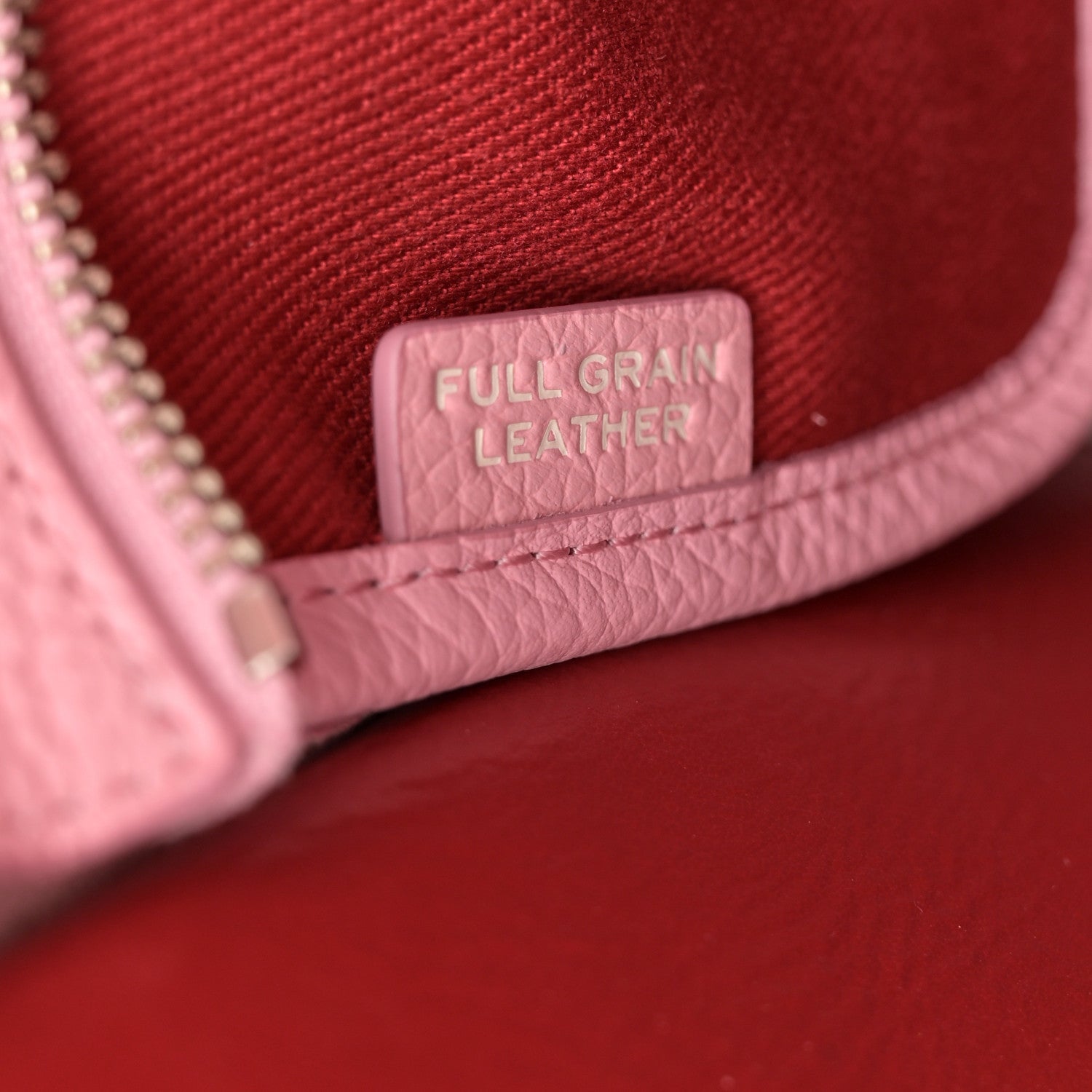 Marc Jacobs Grained Calfskin Small The Tote Bag Ribbon Pink 8 of 12