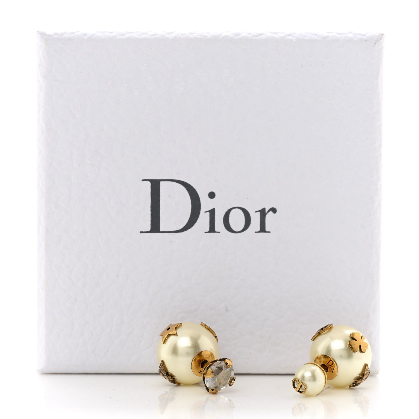 Mise En Dior Tribal Crystal Charm Earrings