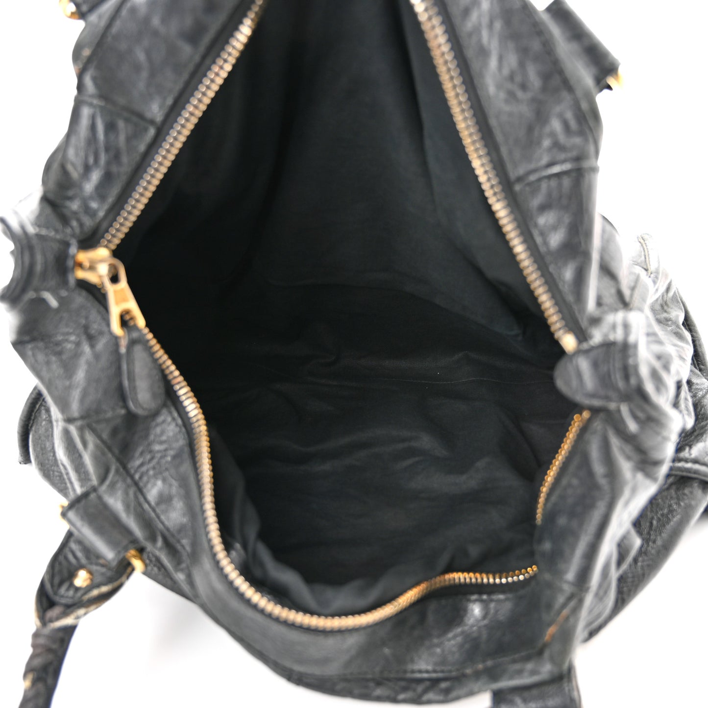Agneau Giant 21 Gold Hardware Work Black