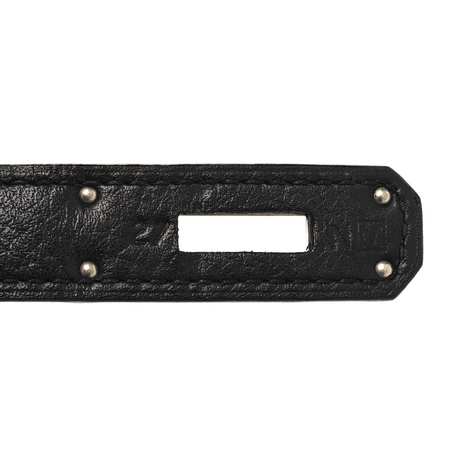 Hermes Taurillon Clemence Kelly Retourne 32 Black 7 of 17