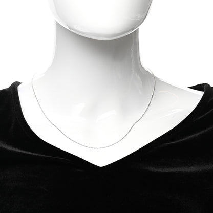 Tiffany 18K White Gold Chain Necklace 18" 2 of 5