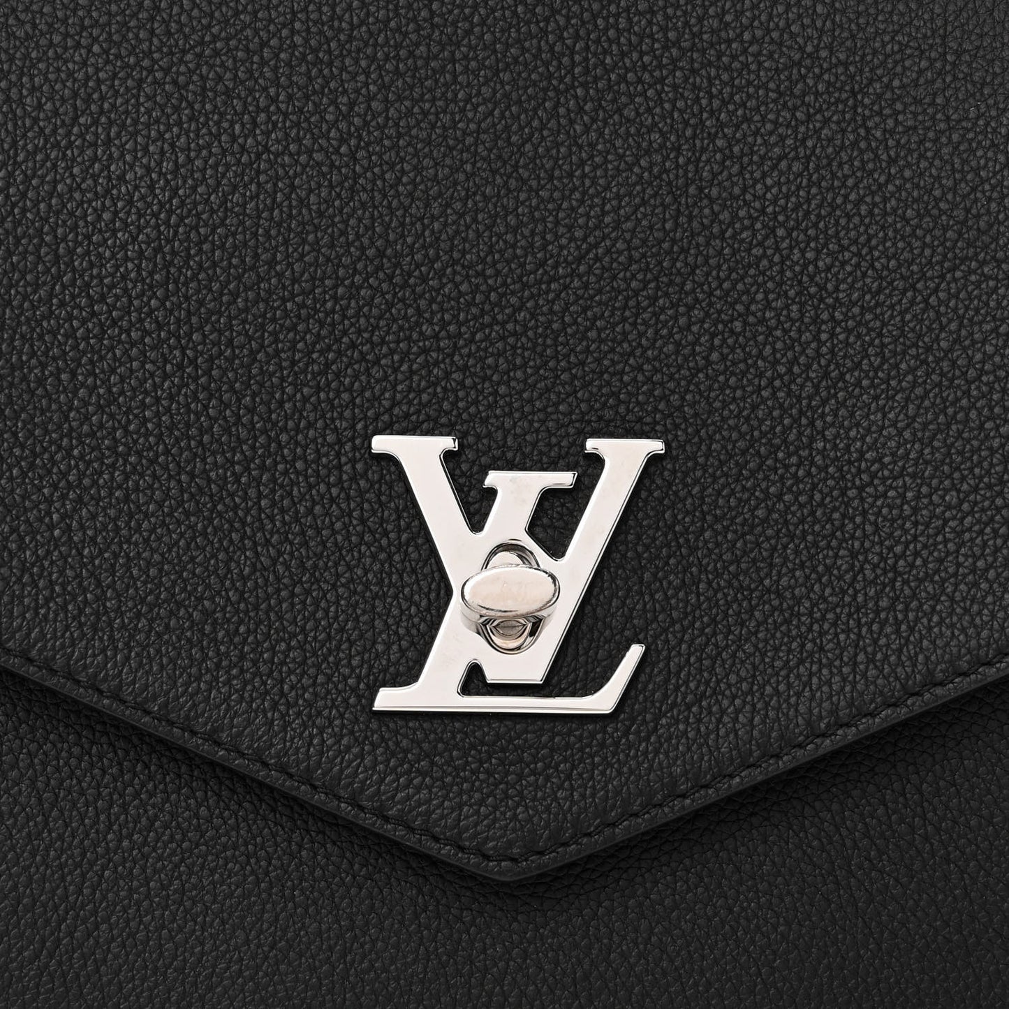 Soft Calfskin My Lockme Top Handle Black