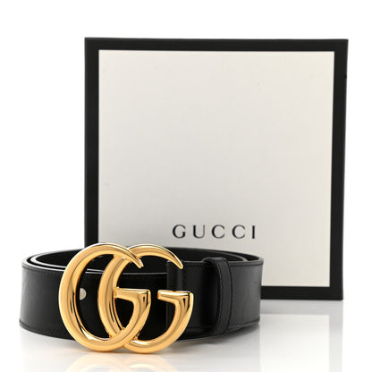Gucci Plutone Calfskin Double G 40mm Belt 75 30 Black 8 of 8