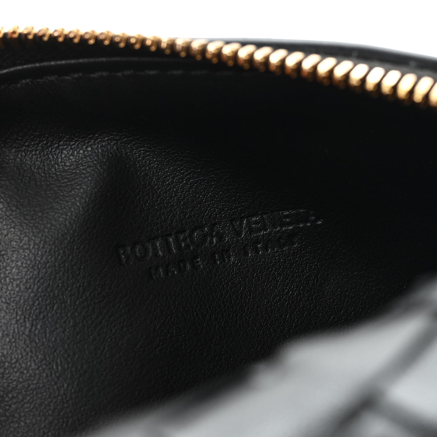 Calfskin Nappa Intrecciato Candy Wallace Black