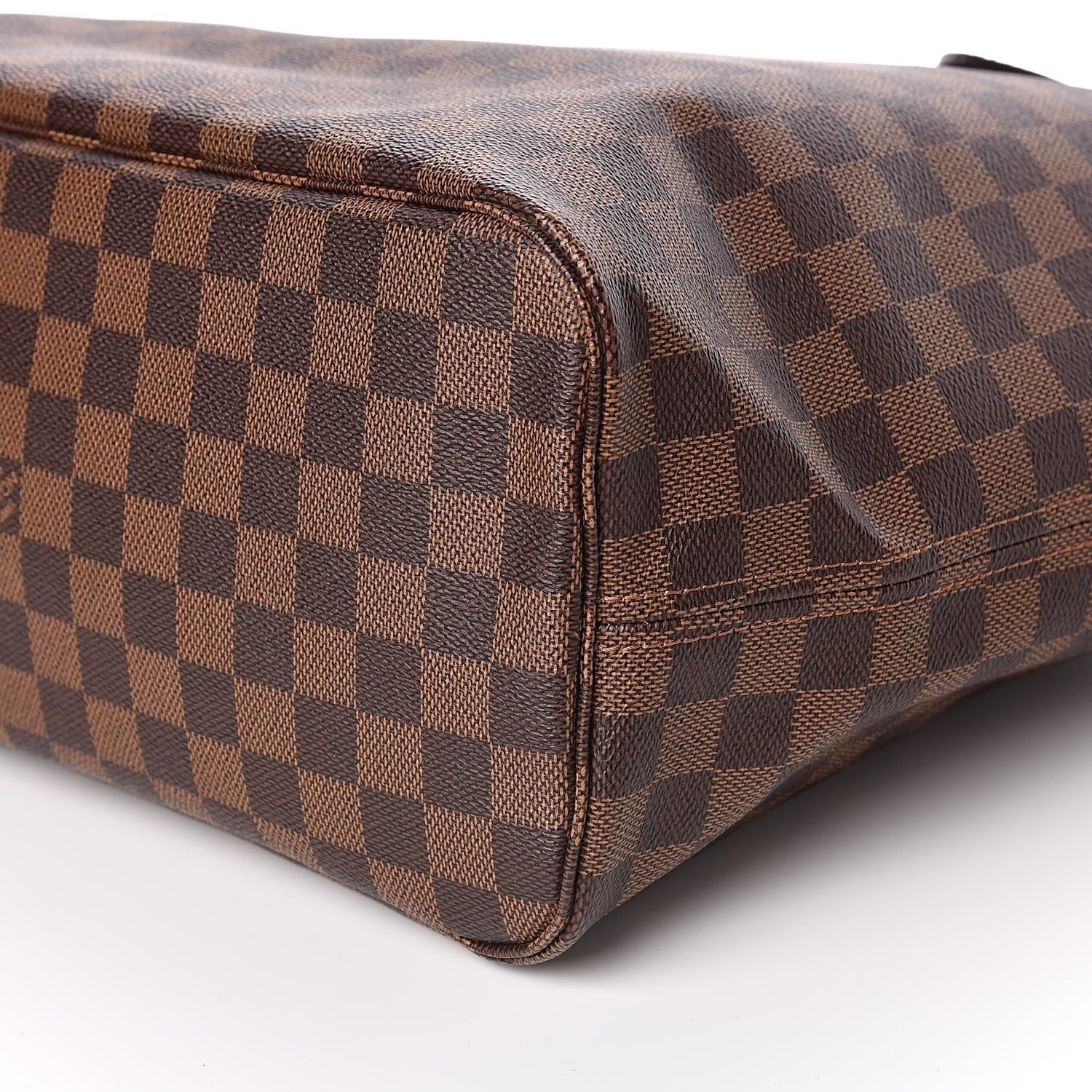 Louis Vuitton Damier Ebene Neo Neverfull MM Rose Ballerine 10 of 11