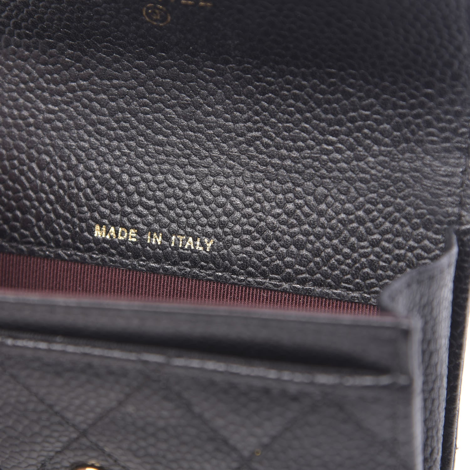 Chanel Caviar Quilted Flap Card Holder Black 7 of 9