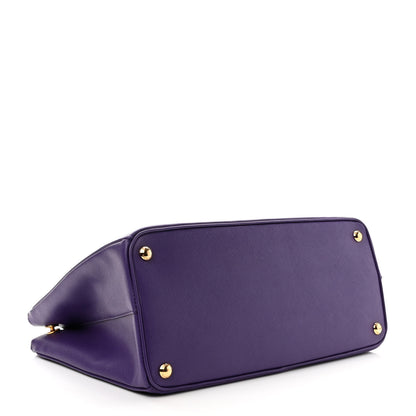 Prada Saffiano Medium Galleria Double Zip Tote Viola 4 of 12