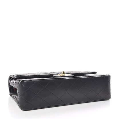 Chanel Lambskin Quilted Medium Double Flap Black 4 of 9