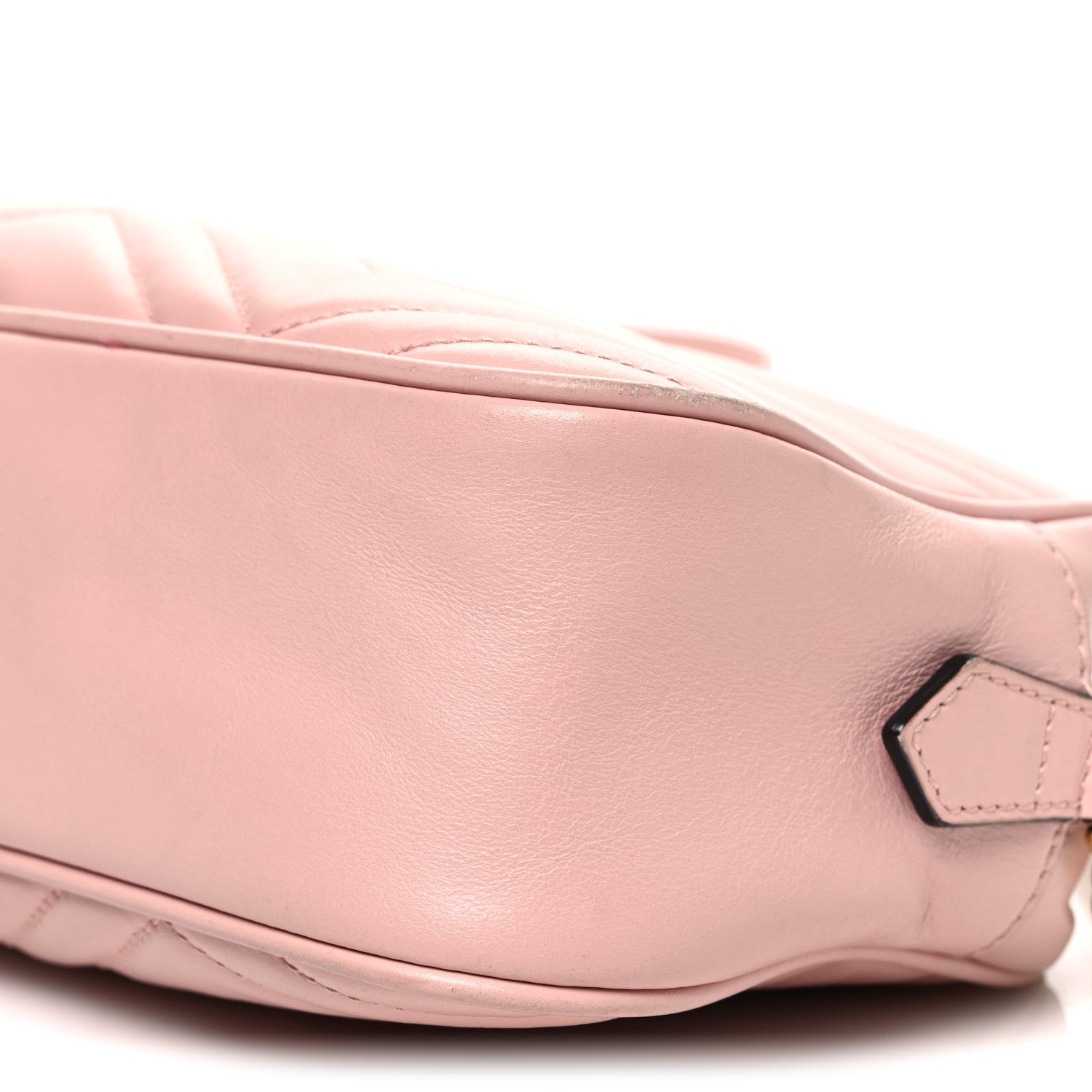 Gucci Calfskin Matelasse Small GG Marmont Chain Shoulder Bag Perfect Pink Perfect Pink 10 of 11