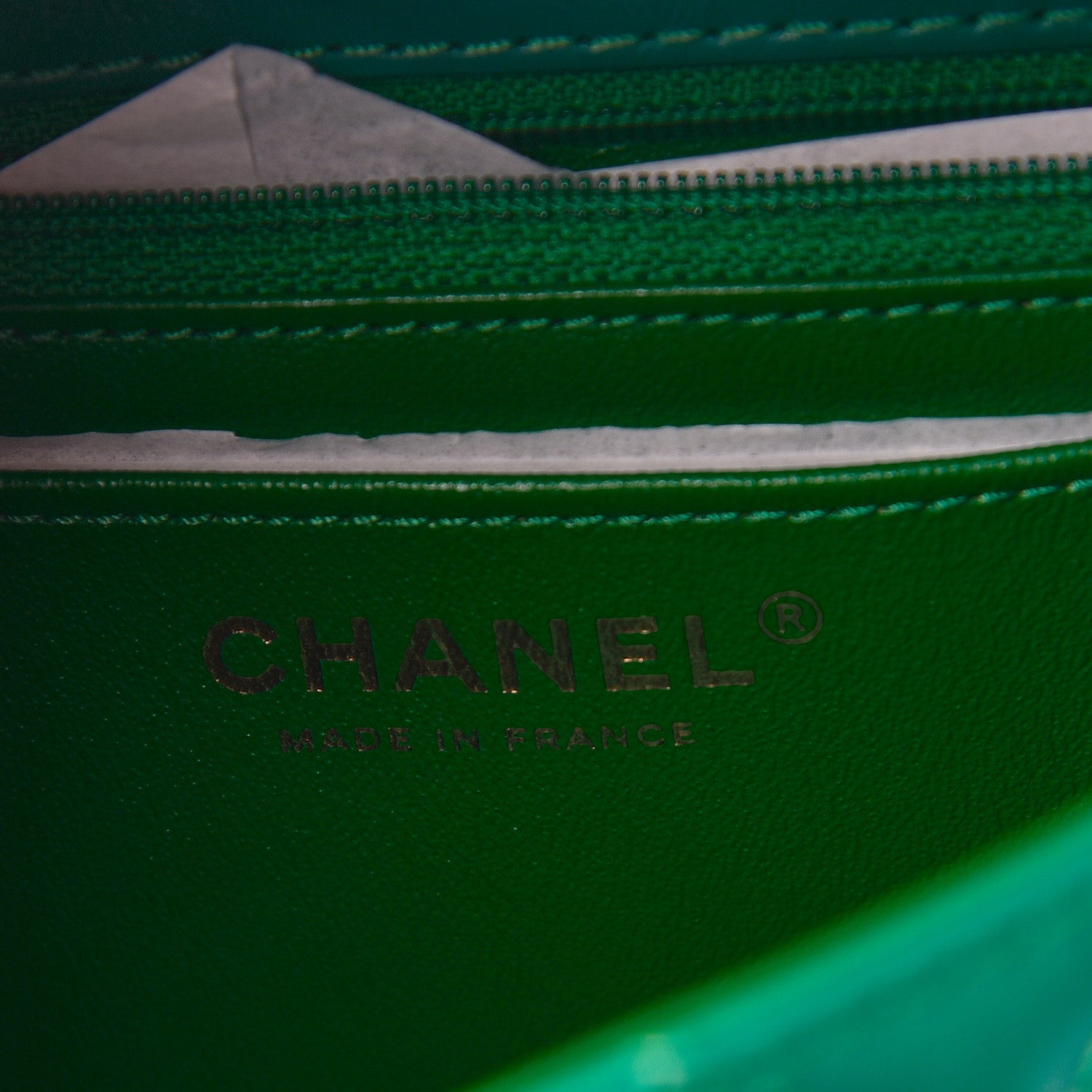 Chanel Metallic Aged Calfskin Quilted 2.55 Reissue Mini Flap Green 8 of 9