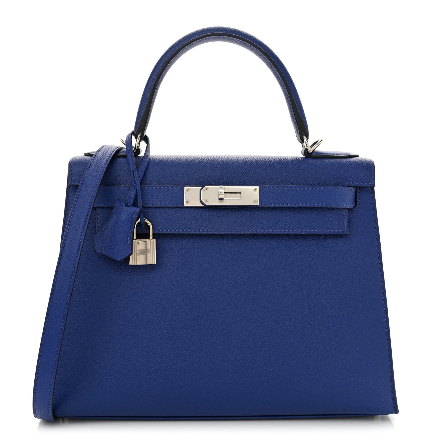 Hermes Epsom Kelly Sellier 28 Bleu Electrique 1 of 12