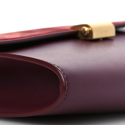 The Row Calfskin Suede Laurie Crosbody Syram Red Chianti 9 of 12
