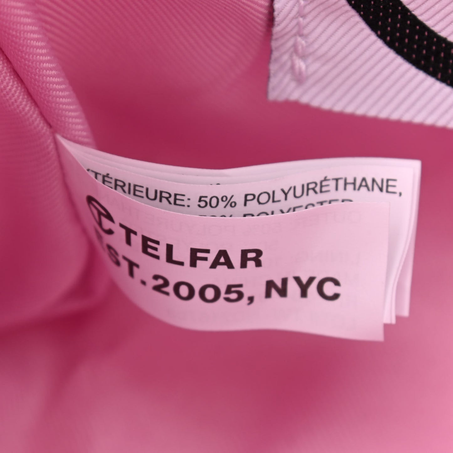 Vegan Leather Small Shopping Bag Bubblegum