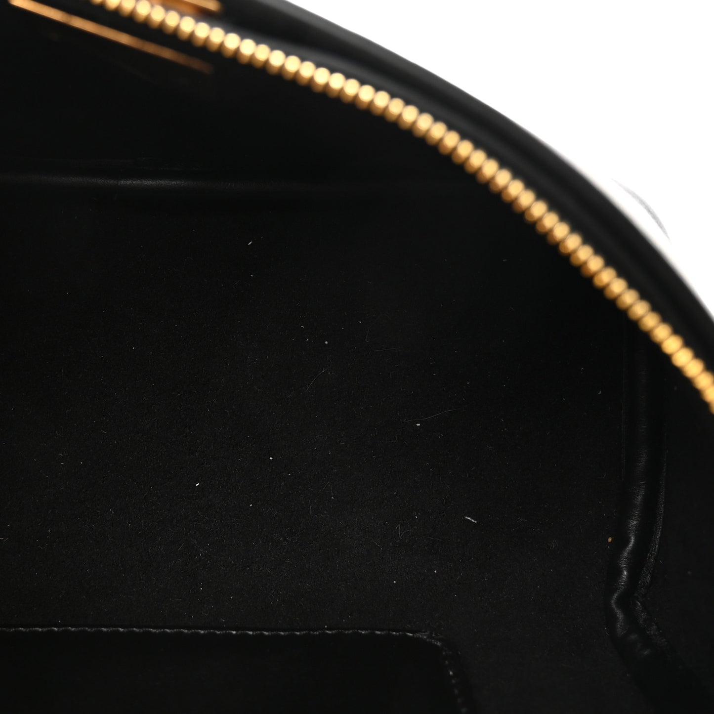 Natural Smooth Calfskin Rodeo Vanity Black