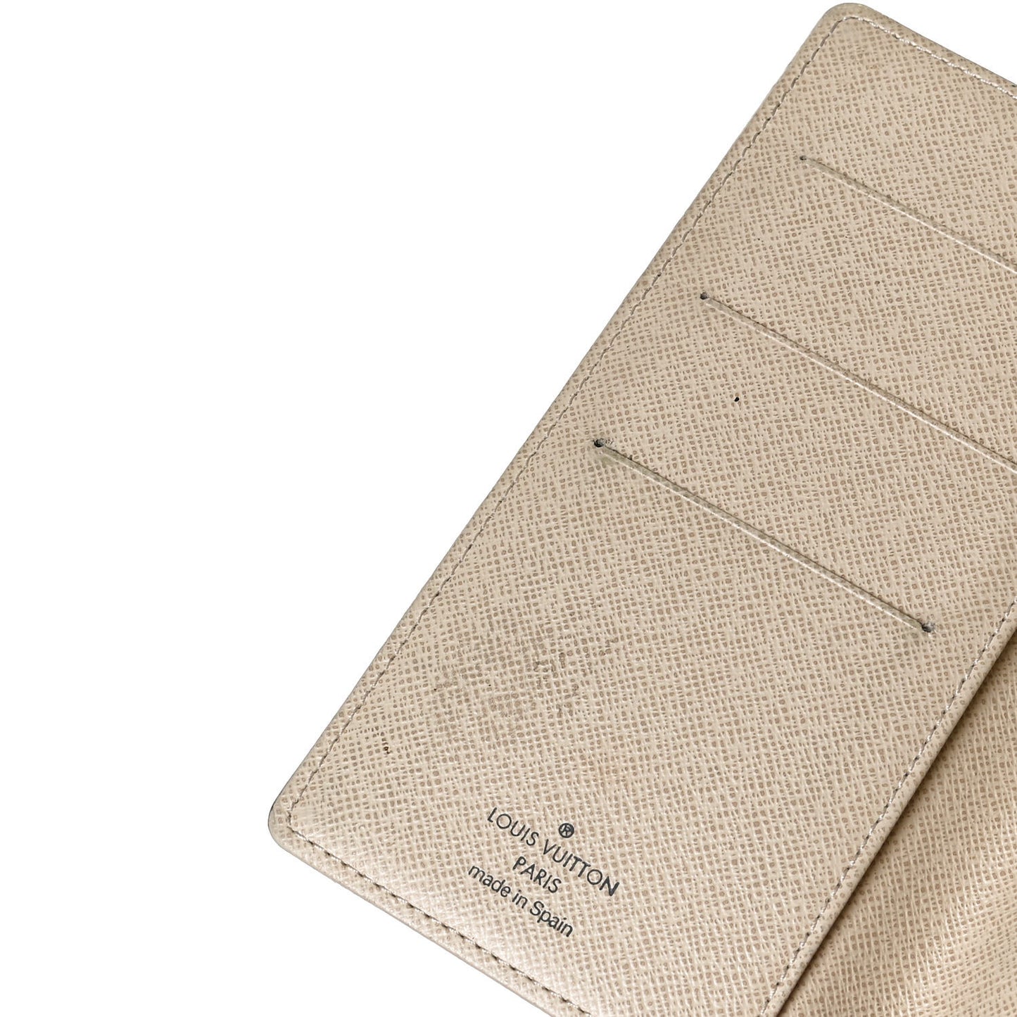 Damier Azur Checkbook Cover Wallet