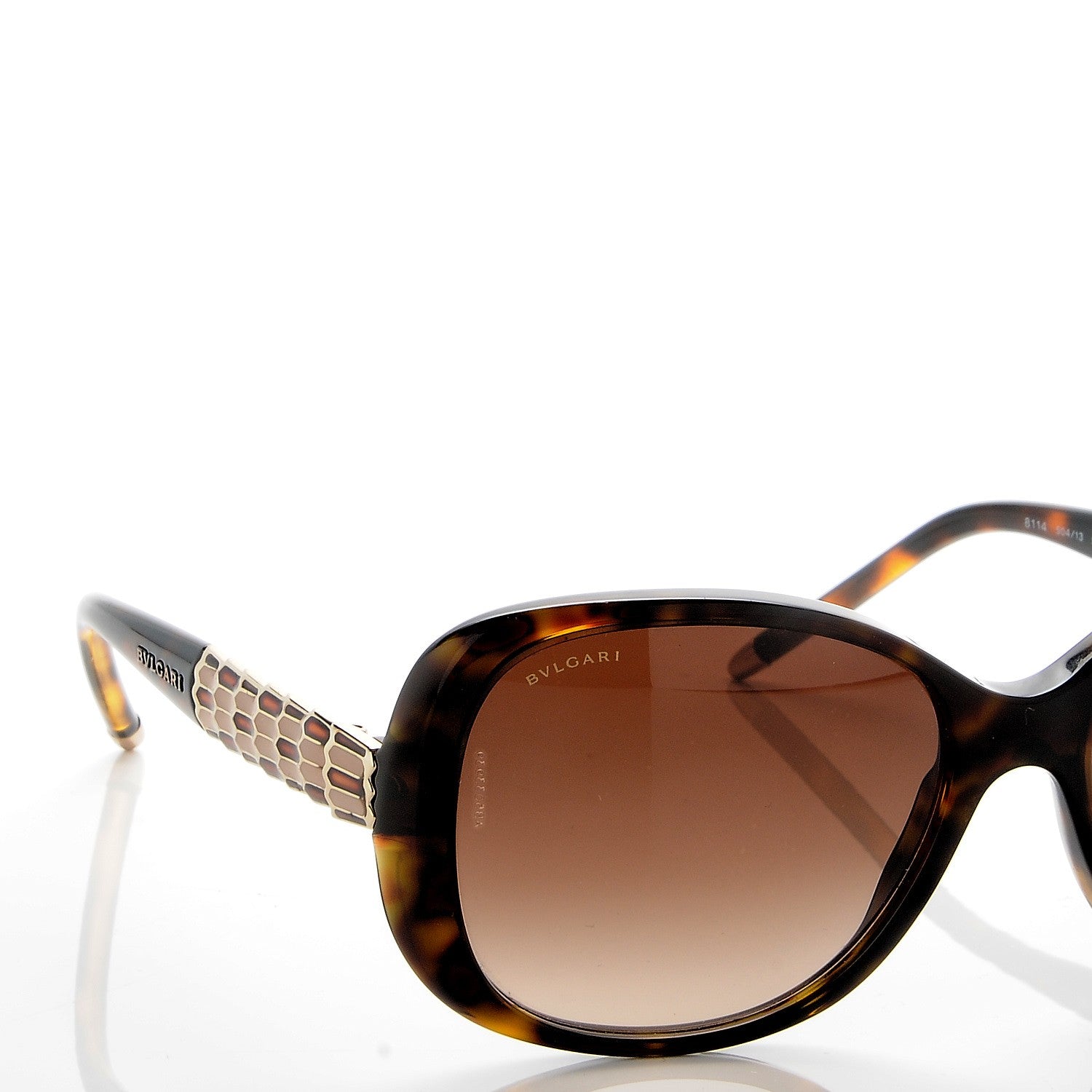Bulgari Serpenti 8114 Sunglasses Tortoise 7 of 9