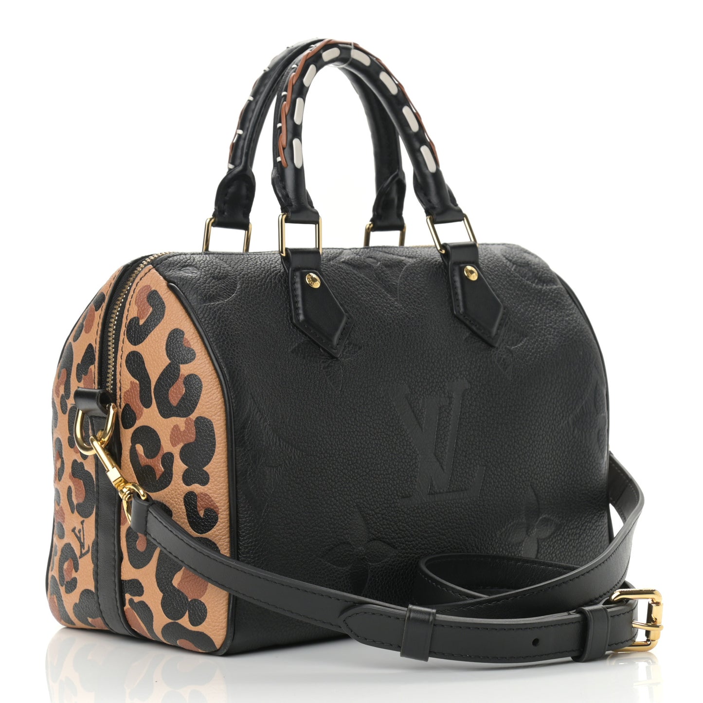 Empreinte Monogram Giant Wild At Heart Speedy Bandouliere 25 Black