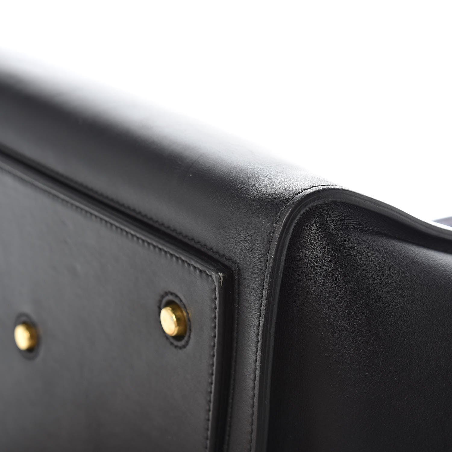 Celine Smooth Calfskin Large Bi-Color Tie Knot Tote Black Navy 15 of 20