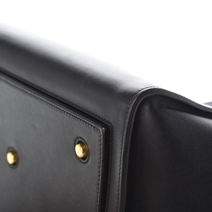 Celine Smooth Calfskin Large Bi-Color Tie Knot Tote Black Navy 15 of 20