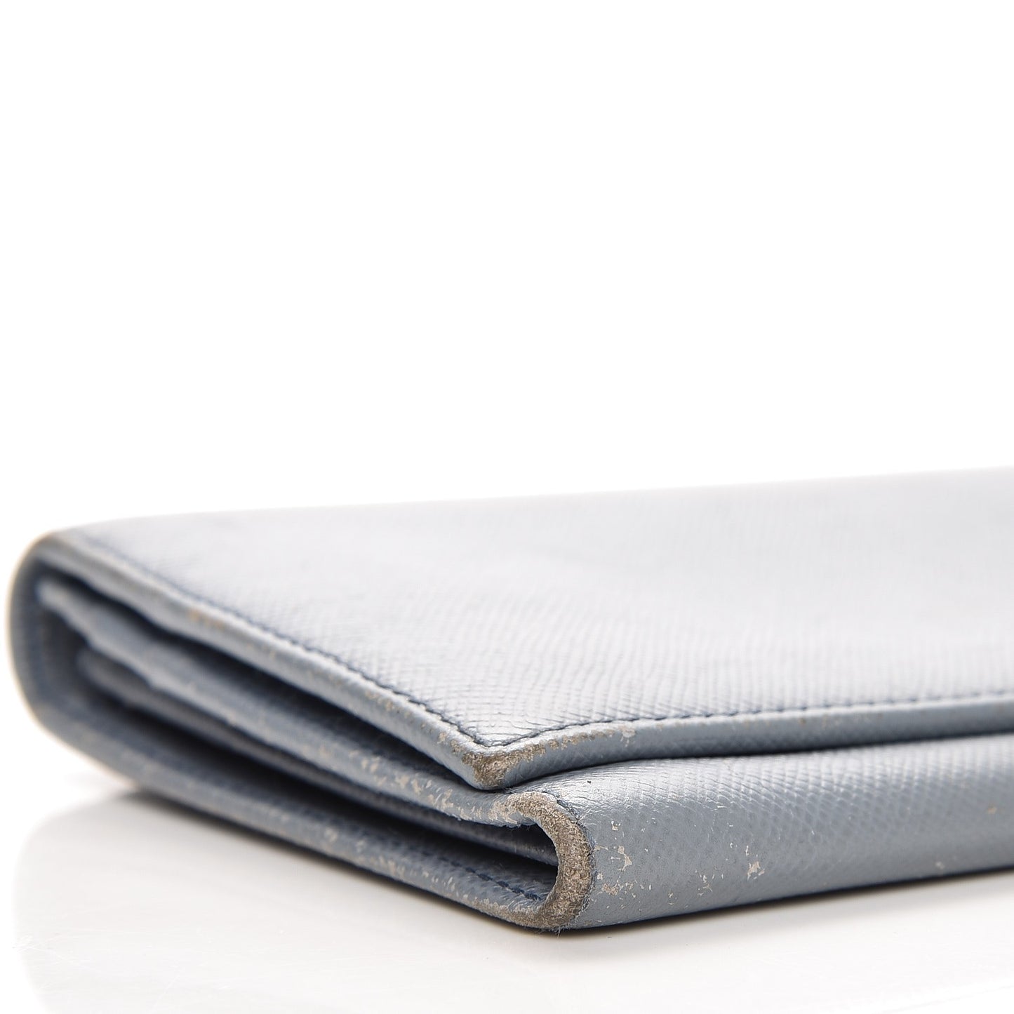 Saffiano Triangle Continental Flap Wallet Pervinca