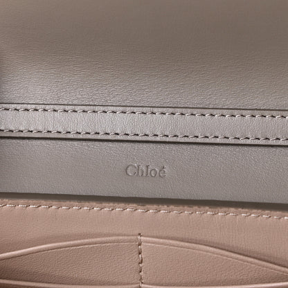 Chloe Grained Calfskin Aby Chain Wallet Motty Grey 5 of 10