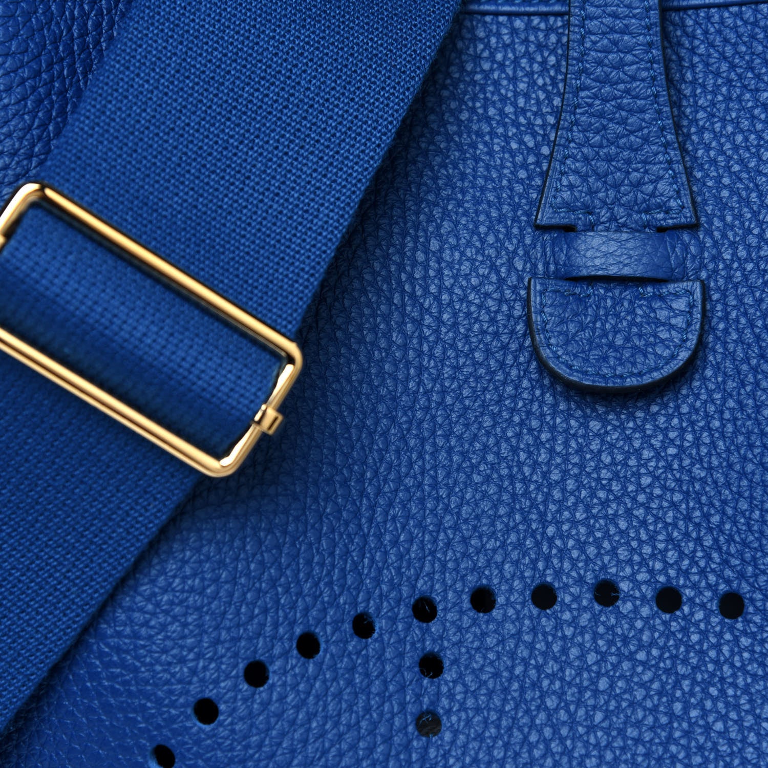 Hermes Taurillon Clemence Evelyne III PM Deep Blue 6 of 10