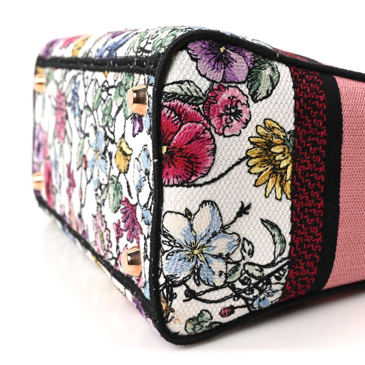 Canvas Florilegio Embroidered Medium Lady D-Lite White Multicolor