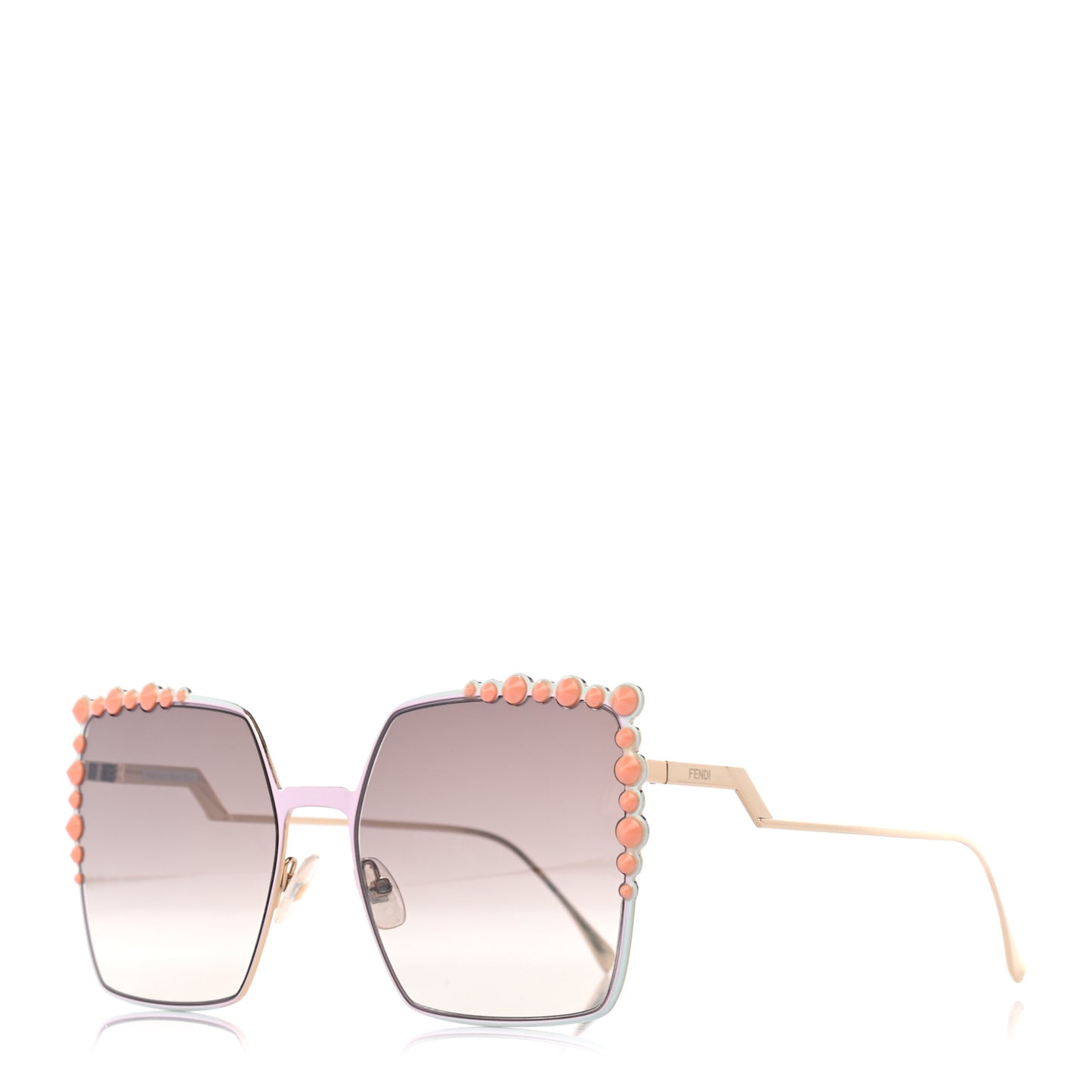 Square Dots Sunglasses FF 0259/S Gold