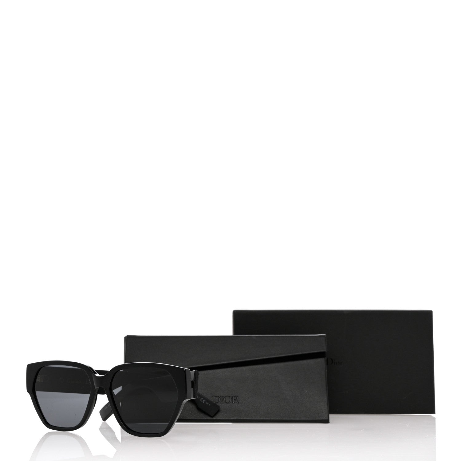 Christian Dior Acetate DiorID2 Sunglasses Black 10 of 10