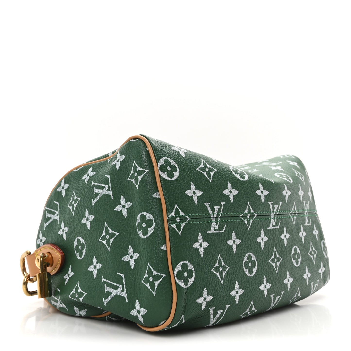 Calfskin Monogram Speedy P9 Bandouliere 25 Green