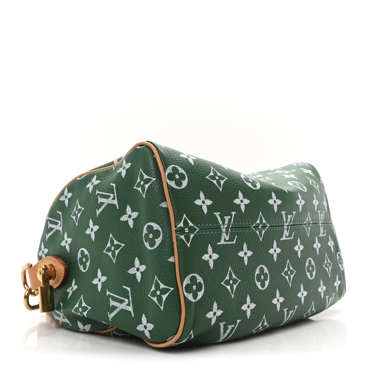 Louis Vuitton Calfskin Monogram Speedy P9 Bandouliere 25 Green 6 of 11