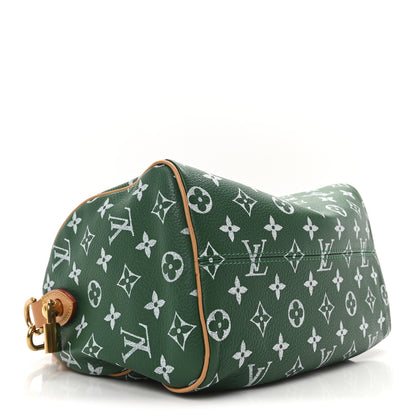 Louis Vuitton Calfskin Monogram Speedy P9 Bandouliere 25 Green 6 of 11